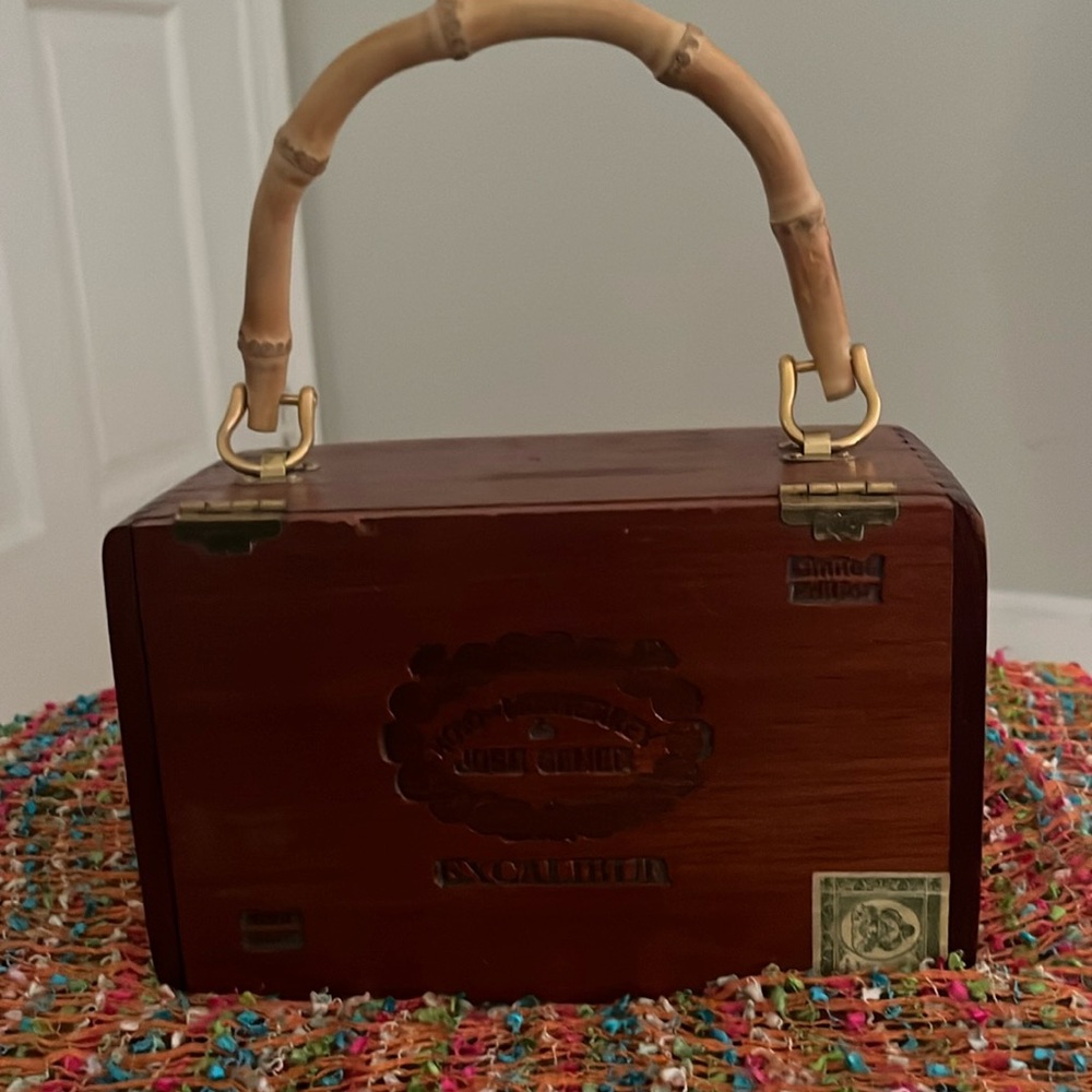 Cigar Box Purse VINTAGE HOYO DE MONTERREY EXCALIBUR BOX RARE NO. I JOSE GENER